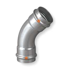 ProPress SS 304 45 Elbow, 3/4in X 3/4in