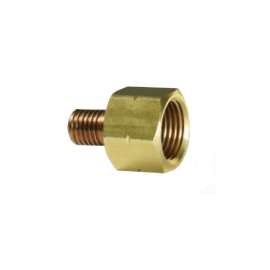 3/8in PEX Press x 1/2in LAV Adapter, Metal Nut (Lead Free Bronze)