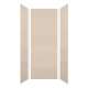 SMMWK363696-28V Monterey 36-in x 36-in x 96-in Glue to Wall 3-Piece Shower Wall Kit, Butternut (Velvet Smooth Finish)